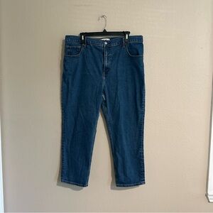 Abercrombie & Fitch Curve Love The Ankle Straight Ultra High Rise